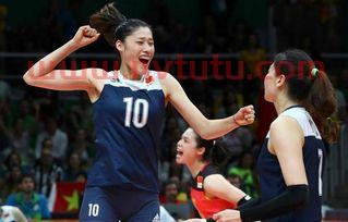 中国女排战胜巴西队第二局世界女排大奖赛总决赛中国排球队三比零巴西队