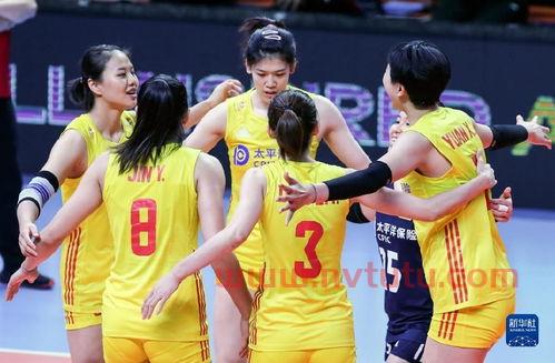 世界女排联赛中国队成绩(中国战胜韩国队排球队员)
